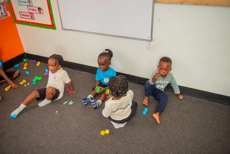 Children at the Doxa Kindergarten Easter egg hunt — photo 25 of 26