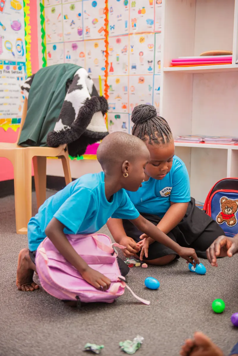 Children at the Doxa Kindergarten Easter egg hunt — photo 26 of 26